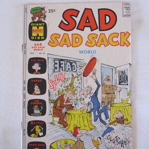 1971 Harvey Comics Comic Book: Sad Sad Sack World #33